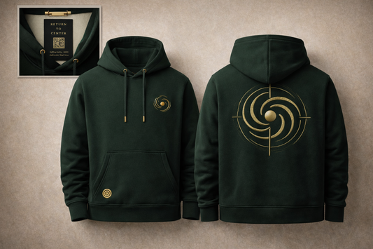 AXIS-SHELL Hoodie v1 — 528 Hz (Seal of Flow)