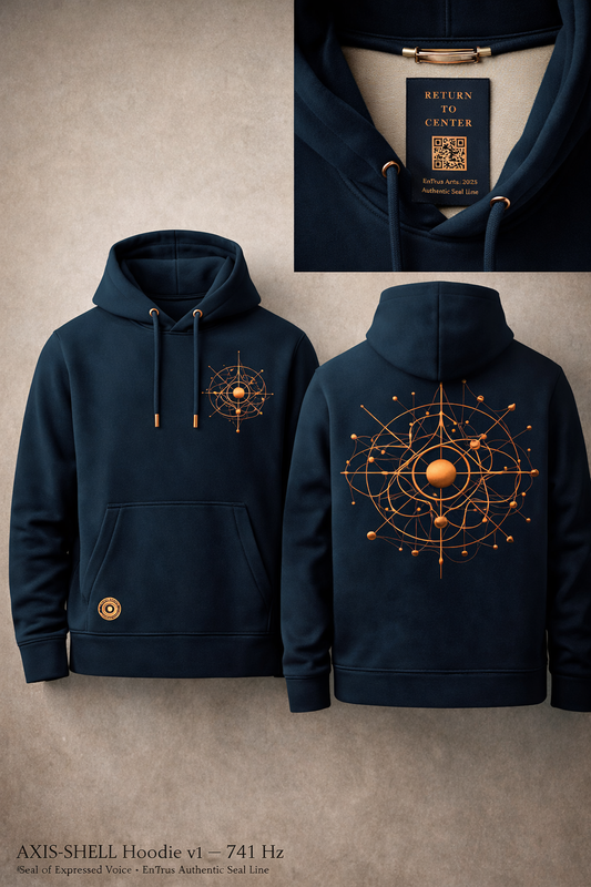 AXIS-SHELL Hoodie v1 — 741 Hz | EnTrus Arts