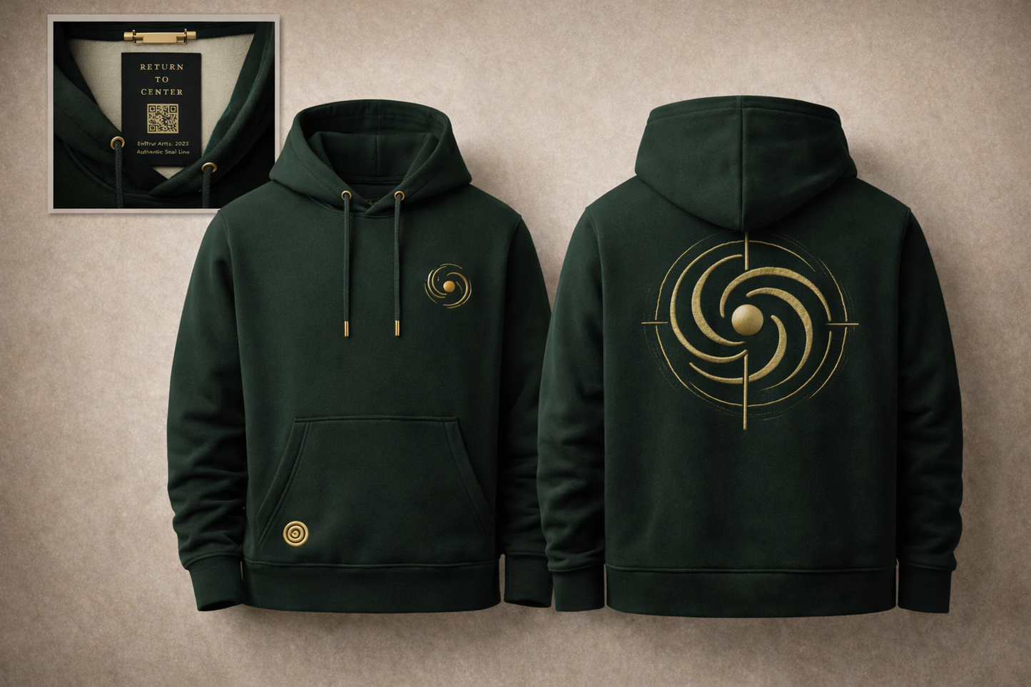 AXIS-SHELL Hoodie v1 — 528 Hz (Seal of Flow)
